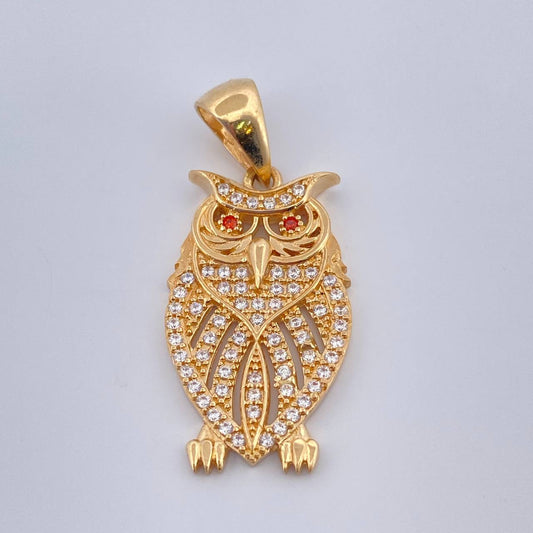 Dije Buho 3.1gr / 3cm / Oro Amarillo 18K %