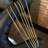 Cadena Franco 4gr / 60cm / 1mm Oro Amarillo +4*