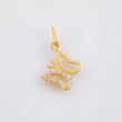 Dije Mariposa 0.5gr / 1.2cm / Oro Amarillo 18K *