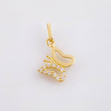 Dije Mariposa 0.5gr / 1.2cm / Oro Amarillo 18K *