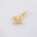 Dije Mariposa 0.5gr / 1.2cm / Oro Amarillo 18K *