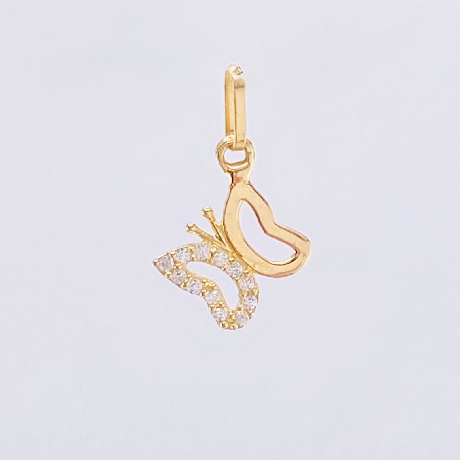 Dije Mariposa 0.5gr / 1.2cm / Oro Amarillo 18K *