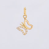 Dije Mariposa 0.5gr / 1.2cm / Oro Amarillo 18K *