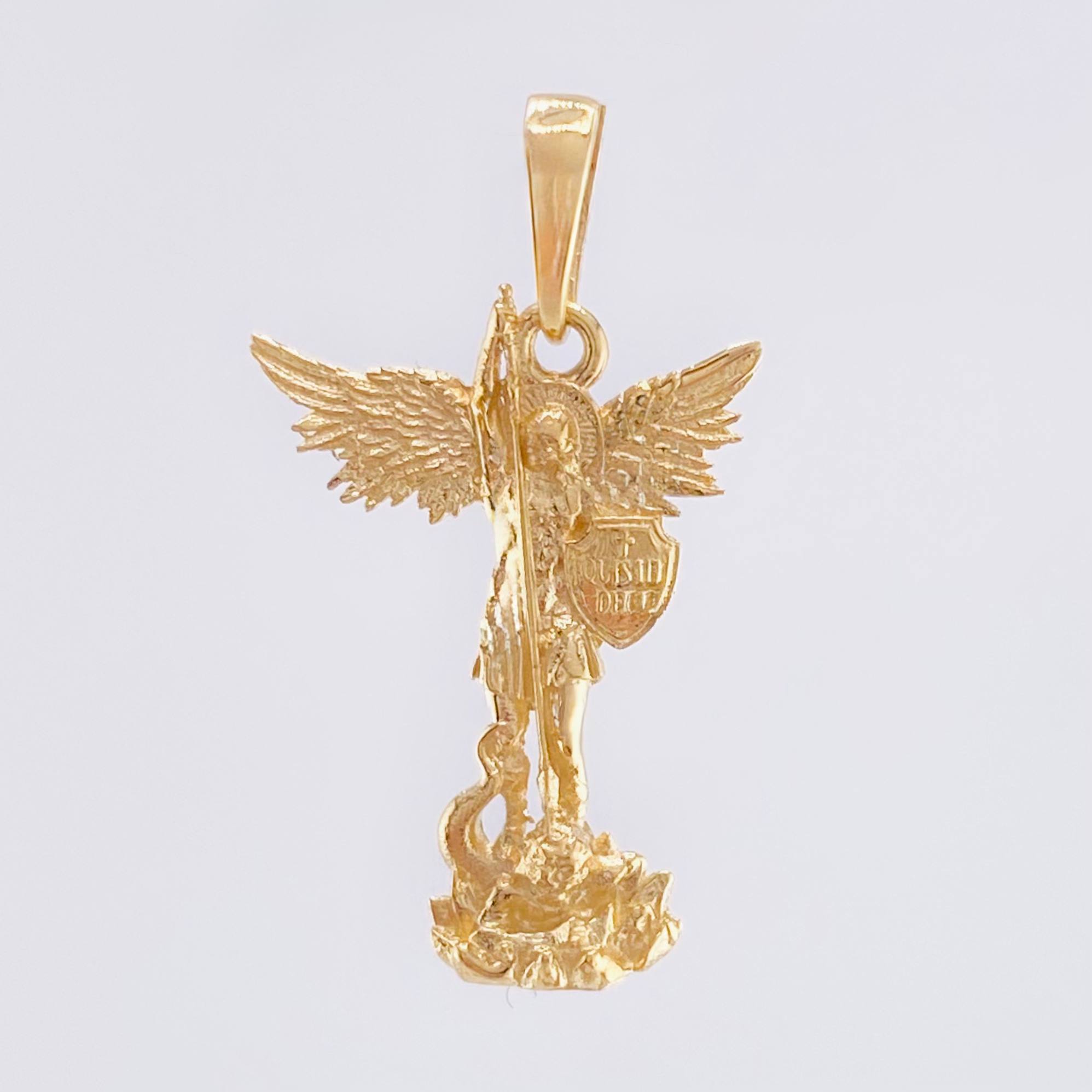 Dije San Miguel Arcangel 1.4gr / 2.5cm / Oro Amarillo 18K *
