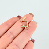 Dije Dios 1.1gr / 2cm / Oro Amarillo 18K *