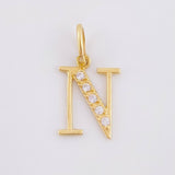 Dije Letra N 0.8gr / 2cm / Oro Amarillo 18K