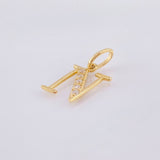 Dije Letra N 0.8gr / 2cm / Oro Amarillo 18K