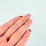 Dije Letra N 0.8gr / 2cm / Oro Amarillo 18K