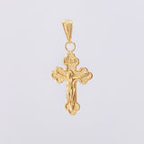 Dije Cruz Cristo 1.05gr / 3cm / Oro Amarillo 18K *