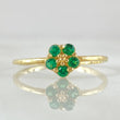 Anillo Flor Sacura 1.2gr / T5 3/4 / Oro 18K -