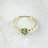 Anillo Flor Sacura 1.2gr / T5 3/4 / Oro 18K -