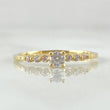 Anillo Solitario Carril Trinity 1.1gr / T5 1/2 / Oro 18K -