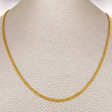 Cadena China 4.55gr / 50cm / 2.05mm Oro Amarillo +1 18K $