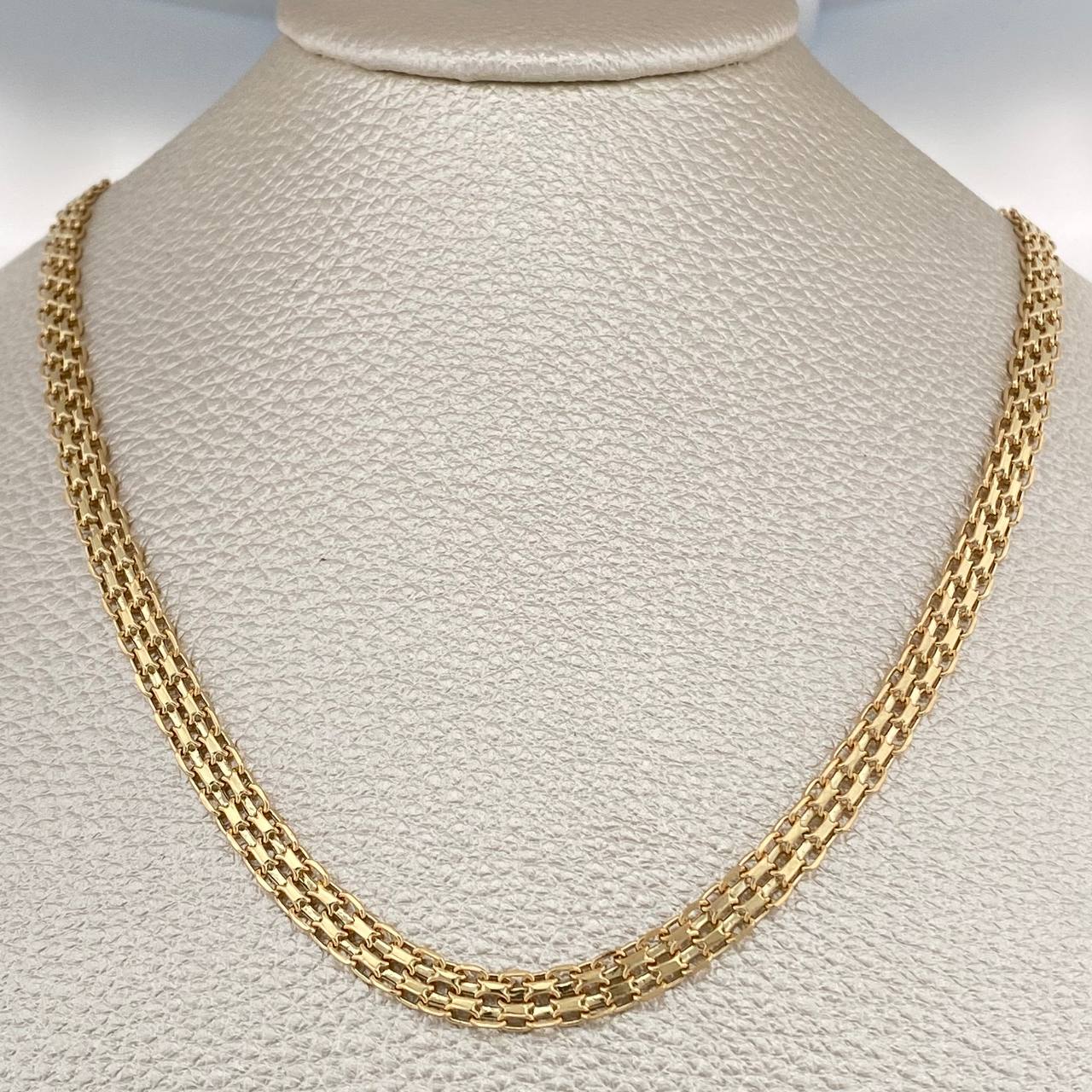 Cadena China 8.8gr / 60cm / 4.65mm Oro Amarillo +1 18K $