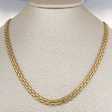 Cadena China 8.8gr / 60cm / 4.65mm Oro Amarillo +1 18K $