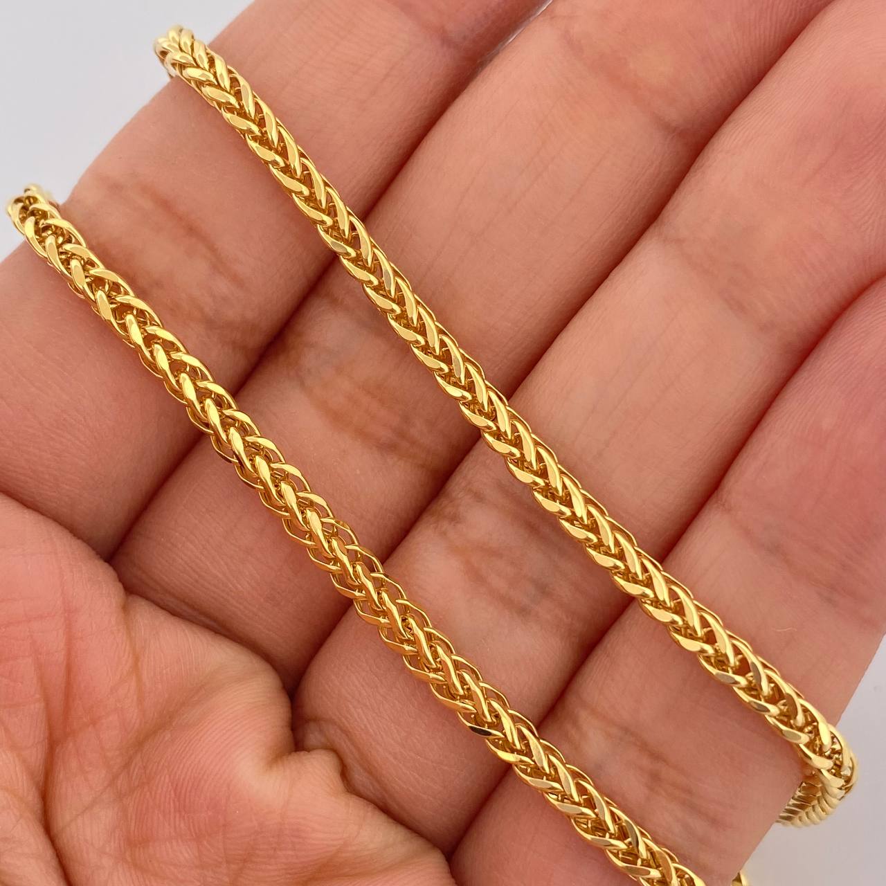 Cadena Franco 10.5gr / 54.5cm / 2.72mm Oro Amarillo +3 18K $