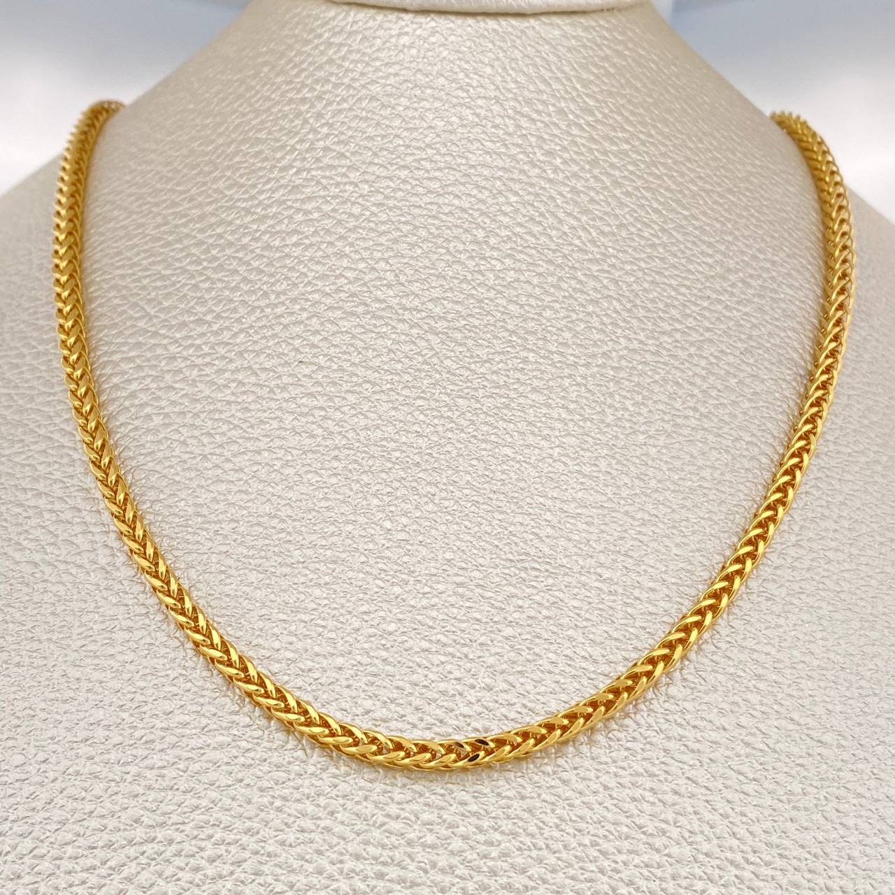 Cadena Franco 10.5gr / 54.5cm / 2.72mm Oro Amarillo +3 18K $