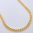 Cadena Cubana 8.65gr / 59.5cm / 5.7mm Oro Amarillo +1 18K $