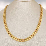 Cadena Cubana 8.65gr / 59.5cm / 5.7mm Oro Amarillo +1 18K $