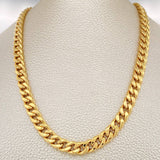 Cadena Cubana 14.75gr / 60.5cm / 6.87mm Oro Amarillo +1 18K $