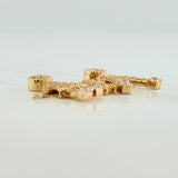 Herraje Familia De Tres 1.6gr / 2.2cm / Oro Amarillo 18K %