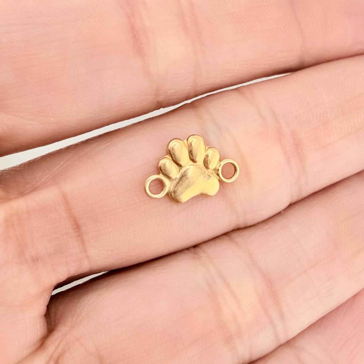 Herraje Huella 0.5gr / 1.2cm / Oro Amarillo 18K %