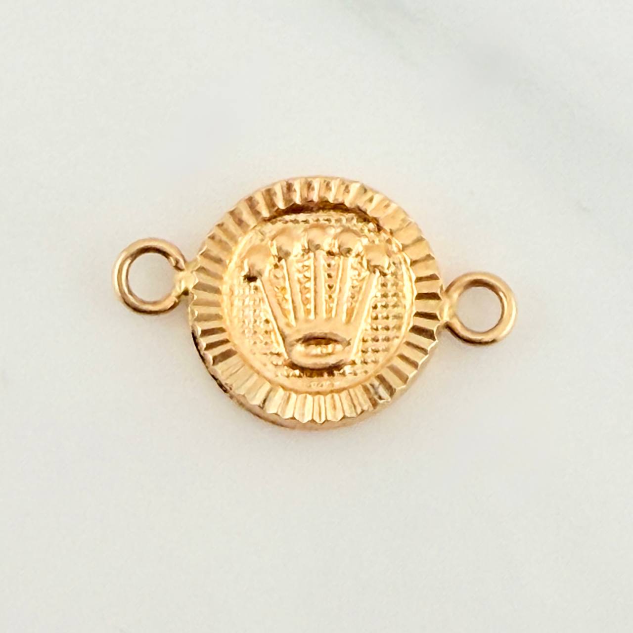 Herraje Corona 0.85gr / 1.8cm / Oro Amarillo 18K %