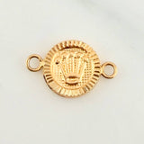 Herraje Corona 0.85gr / 1.8cm / Oro Amarillo 18K %