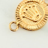 Herraje Corona 0.85gr / 1.8cm / Oro Amarillo 18K %