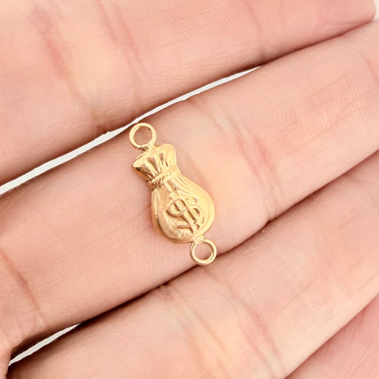 Herraje Bolsa de Dinero 0.35gr / 1.6cm / Oro Amarillo 18K %