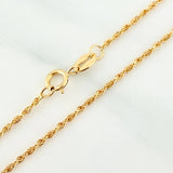 Cadena Lazo 1gr / 51cm / 1mm Oro Amarillo +3 18K %