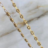 Rosario GC Virgen Milagrosa 10.5gr / 50cm / 4mm Liso Oro Amarillo