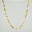 Cadena Figaro 5.8gr / 65cm / 3.2mm Oro Amarillo +1 18K $