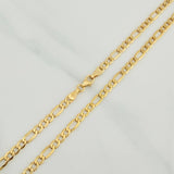 Cadena Figaro 5.8gr / 65cm / 3.2mm Oro Amarillo +1 18K $