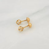 Topos Cuadrado 0.75g / 3.37mm Oro Amarillo 18K