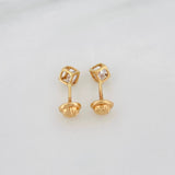 Topos Cuadrado 0.75g / 3.37mm Oro Amarillo 18K
