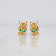 Topos Perro 1.1g / 3.67mm Oro Amarillo 18K