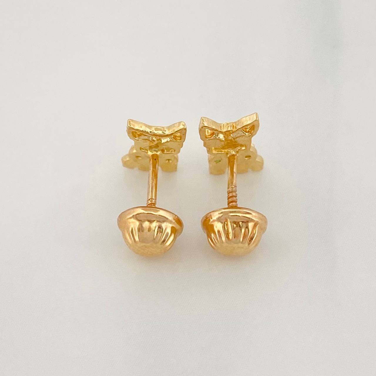 Topos Perro 1.1g / 3.67mm Oro Amarillo 18K