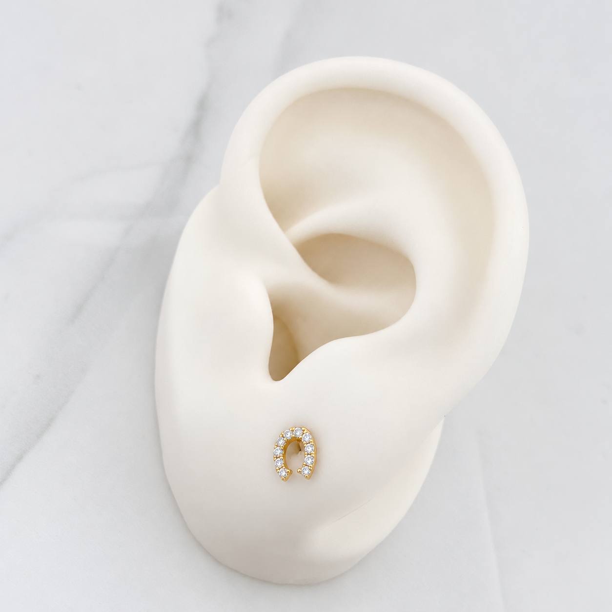 Topos Herradura 0.65g / 4.88mm Oro Amarillo 18K