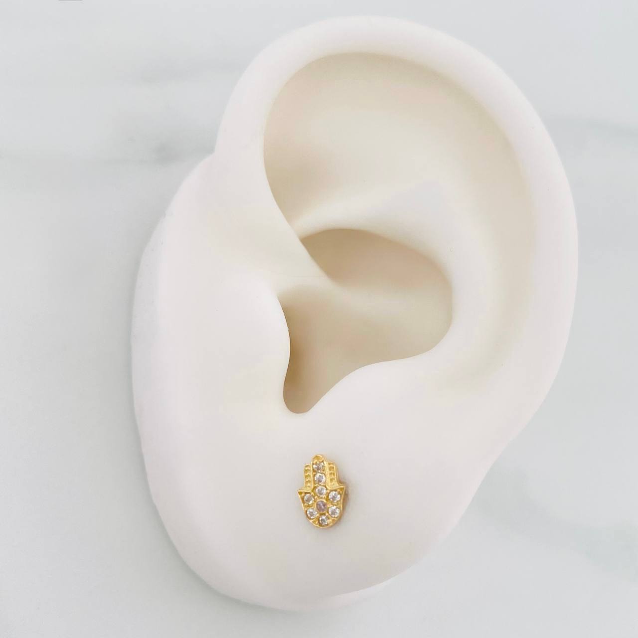 Topos Mano Hamsa 0.75g / 4.62mm Oro Amarillo 18K
