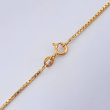 Cadena Veneciana 4.3gr / 45cm / 1.2mm Oro Amarillo +3 18K $