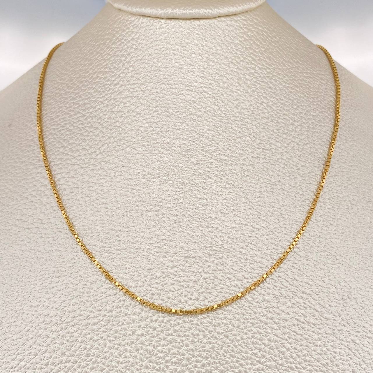 Cadena Veneciana 4.3gr / 45cm / 1.2mm Oro Amarillo +3 18K $