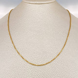 Cadena Veneciana 4.3gr / 45cm / 1.2mm Oro Amarillo +3 18K $
