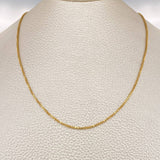 Cadena Veneciana 3.55gr / 45.2cm / 1.5mm Oro Amarillo +3 18K $