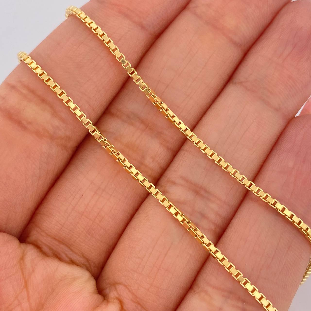 Cadena Veneciana 3.55gr / 45.2cm / 1.5mm Oro Amarillo +3 18K $