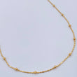 Cadena Morse Esferas 1.95gr / 45.3cm / 2mm Oro Amarillo +3 18K $