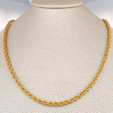 Cadena Lazo 8.35gr / 60cm / 3.1mm Oro Amarillo +3 18K $