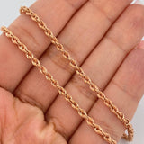 Cadena Lazo 5.05gr / 60cm / 2.66mm Oro Rosa +3 18K $