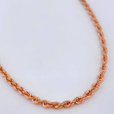 Cadena Lazo 5.05gr / 60cm / 2.66mm Oro Rosa +3 18K $