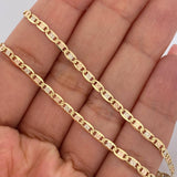 Cadena Escalera Plana 6.05gr / 50.5cm / 2.5mm Tres Oros +3 18K $